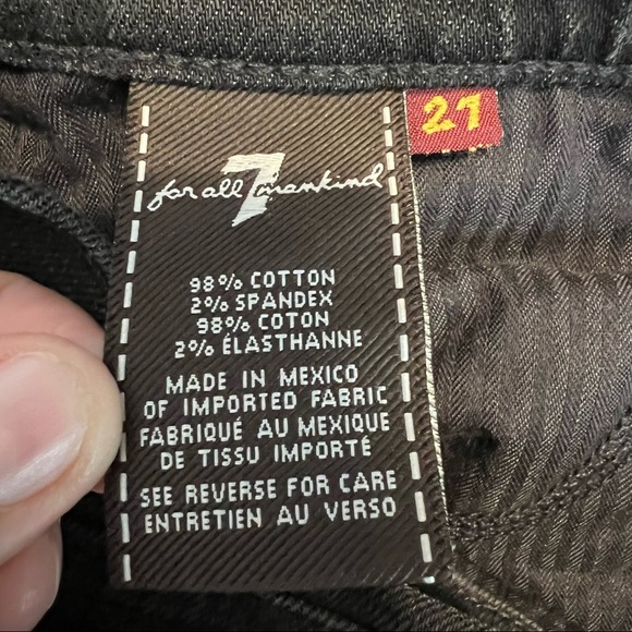 7 for all Mankind black Dojo jeans - Picture 7 of 8